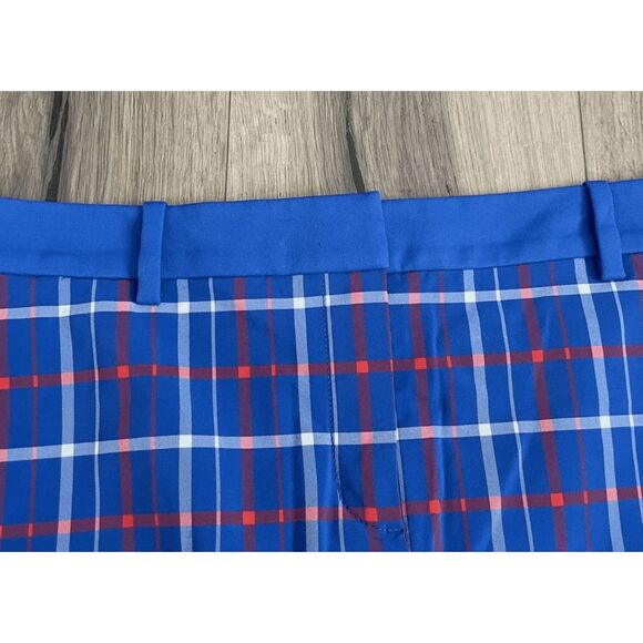 Tory Burch Golf Skort in Red, Blue, White Plaid, Size XL, MSRP $130 - Picture 7 of 10